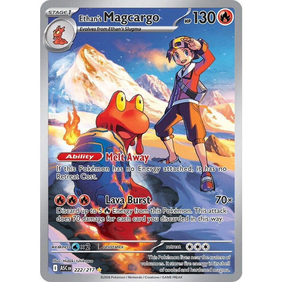 Ethan's Magcargo #222/217 Ascended Heroes
