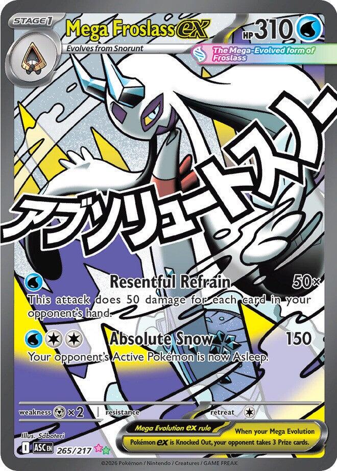 Mega Froslass ex #265/217 Ascended Heroes