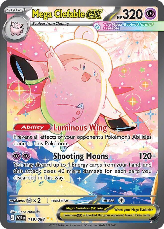 Mega Clefable ex #119/088