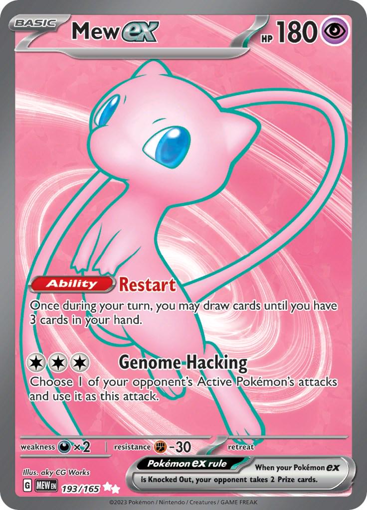 Mew ex #193/165
