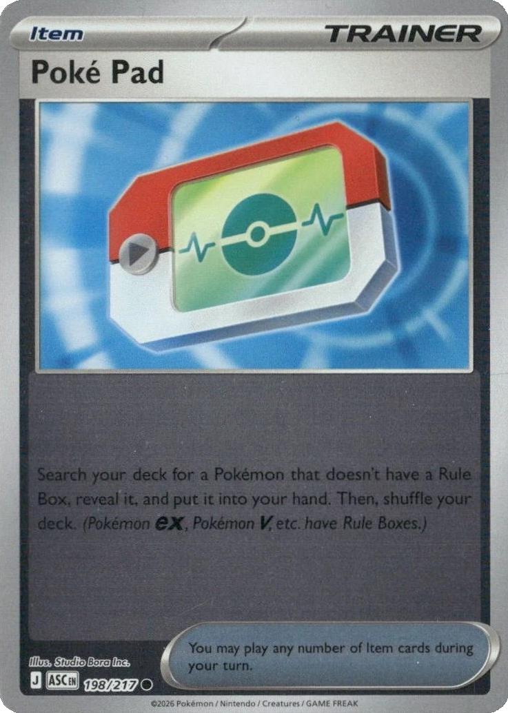 Poke Pad [Reverse Holo] #198/217 Ascended Heroes