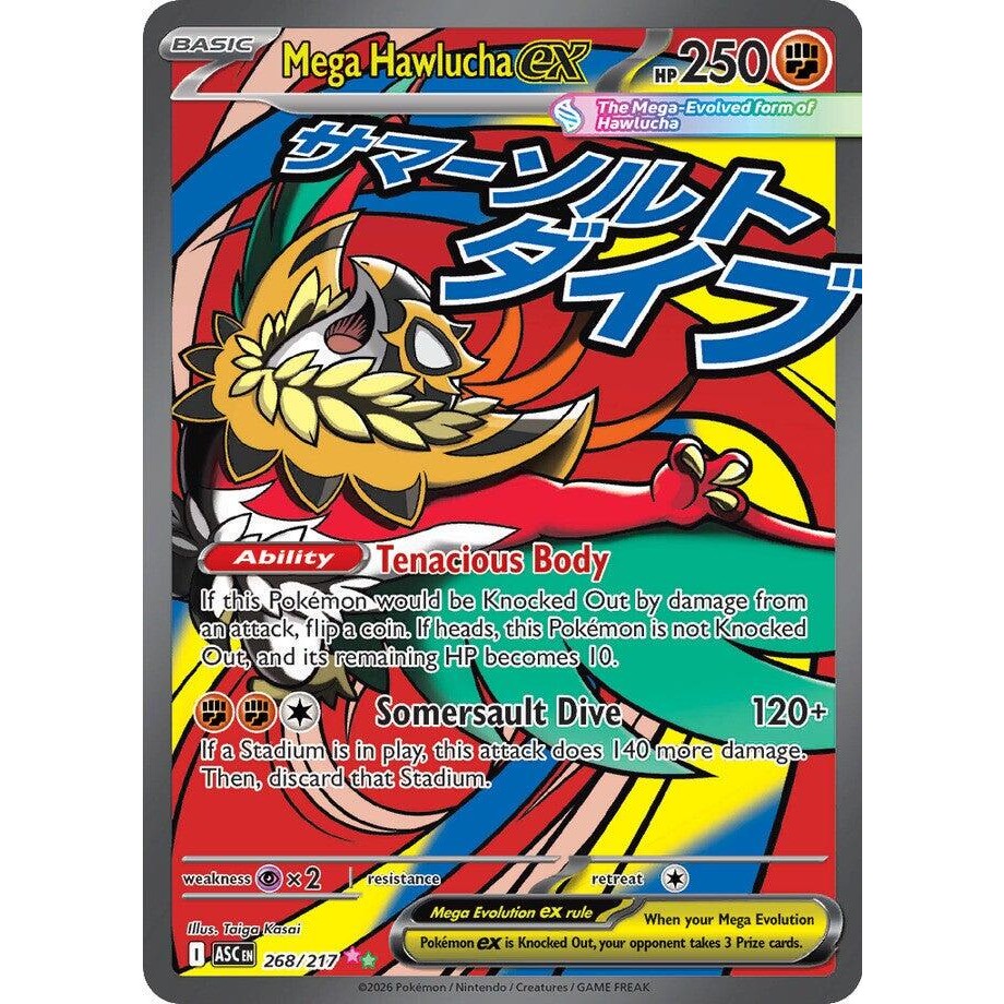 Mega Hawlucha ex #268/217 Ascended Heroes