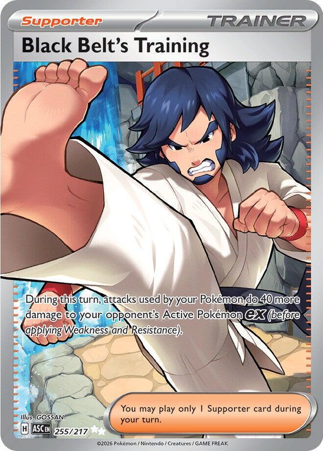 Black Belt's Training #255/217 Ascended Heroes