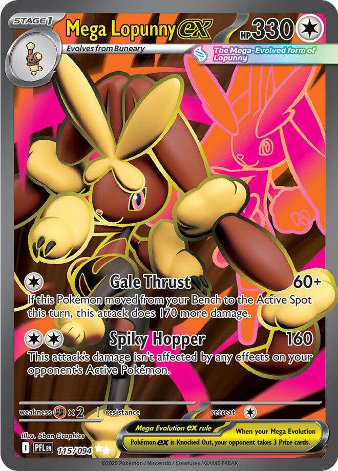 Mega Lopunny ex #115/094 Phantasmal Flames