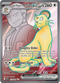 Team Rocket's Persian ex #219/182
