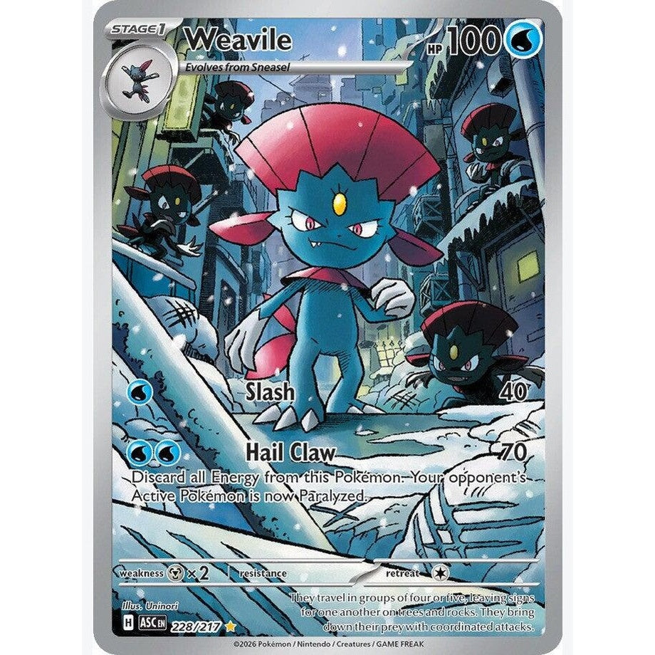 Weavile #228/217 Ascended Heroes