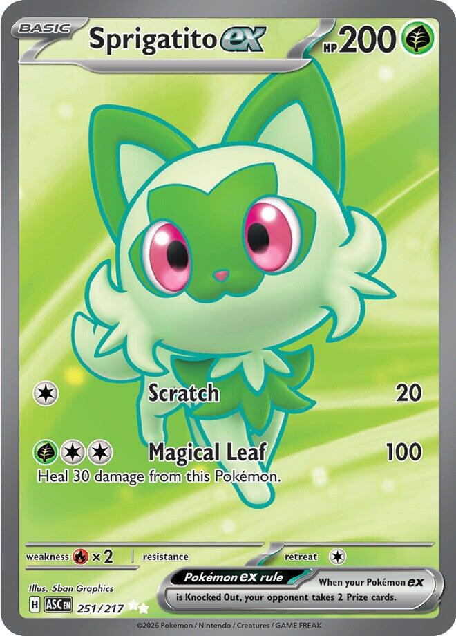 Sprigatito ex #251/217 Ascended Heroes