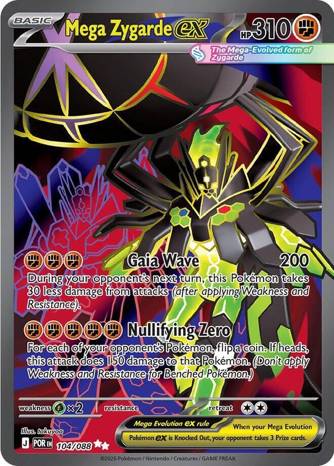 Mega Zygarde ex #104/088