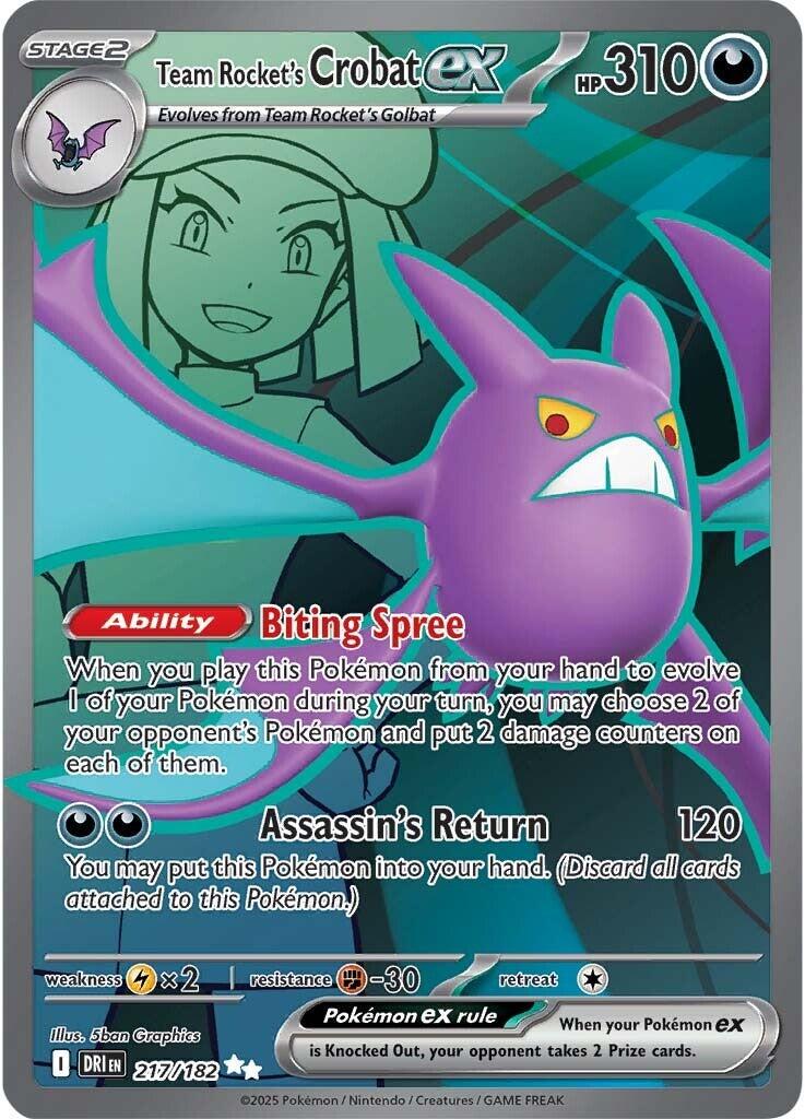Team Rocket's Crobat ex #217/182