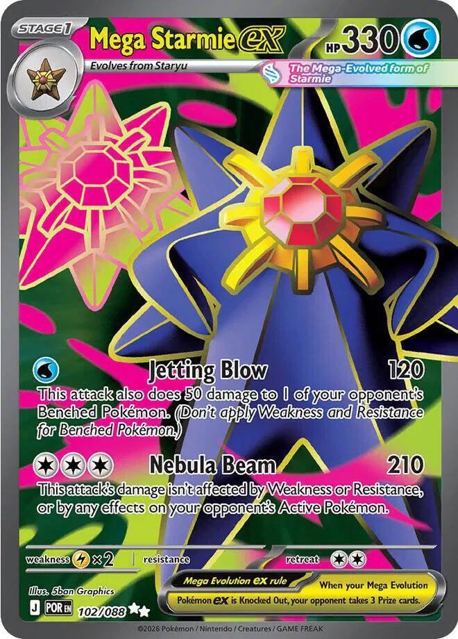 Mega Starmie ex #102/088