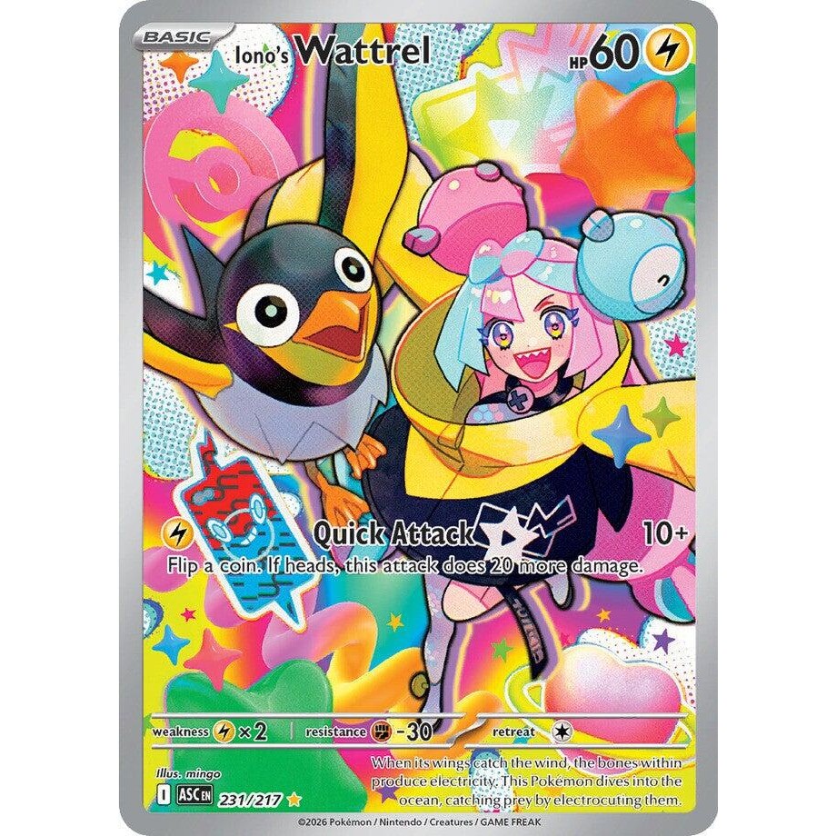 Iono's Wattrel #231/217 Ascended Heroes