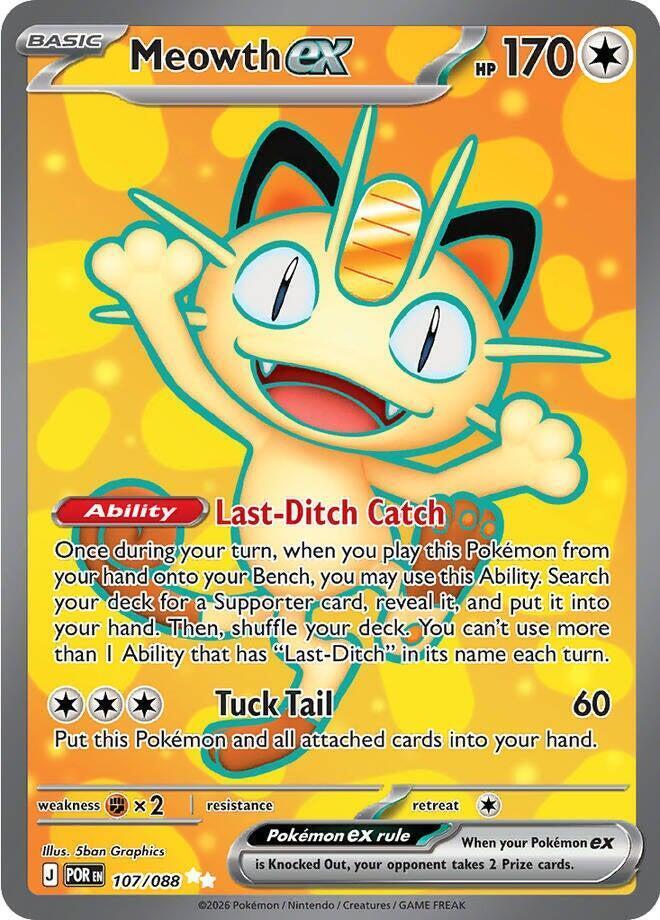 Meowth ex #107/088