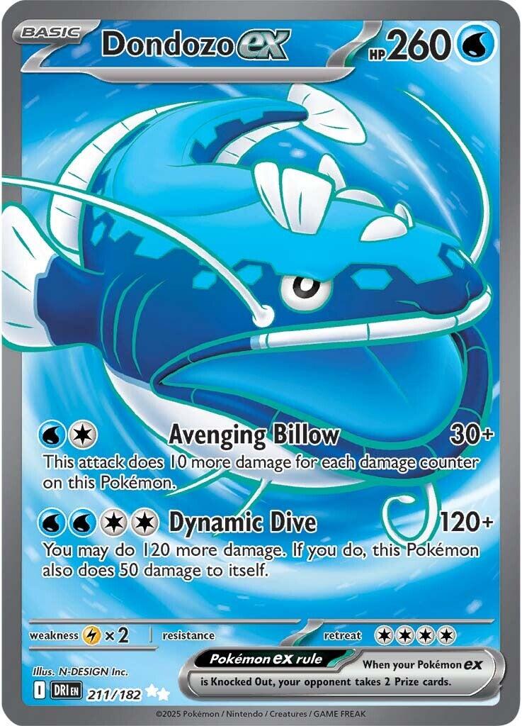 Dondozo ex #211/182