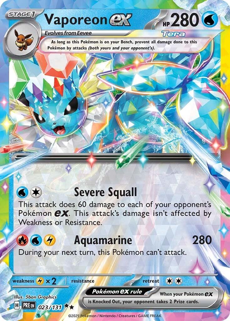 Vaporeon ex #23/131