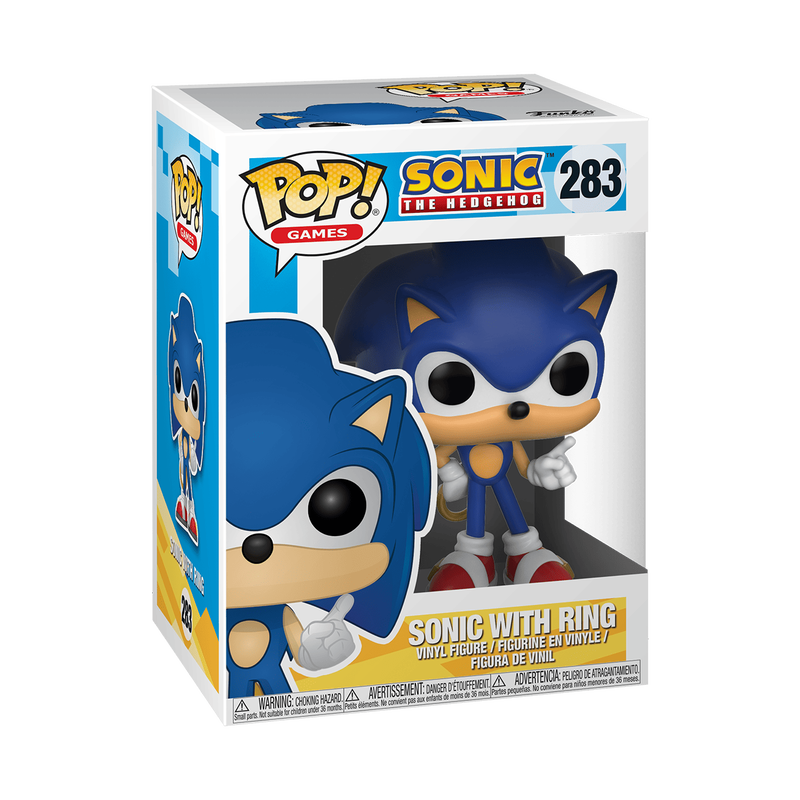 Sonic the Hedgehog Funko POP! Vinyl Sonic with Ring #283 Figürü