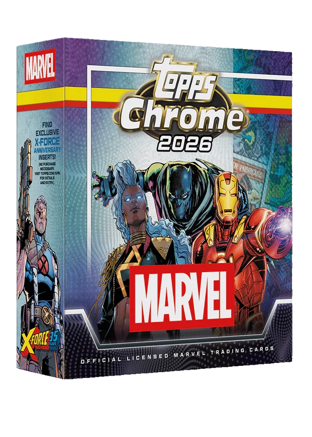 2026 Topps Chrome Marvel Comics Mega Box