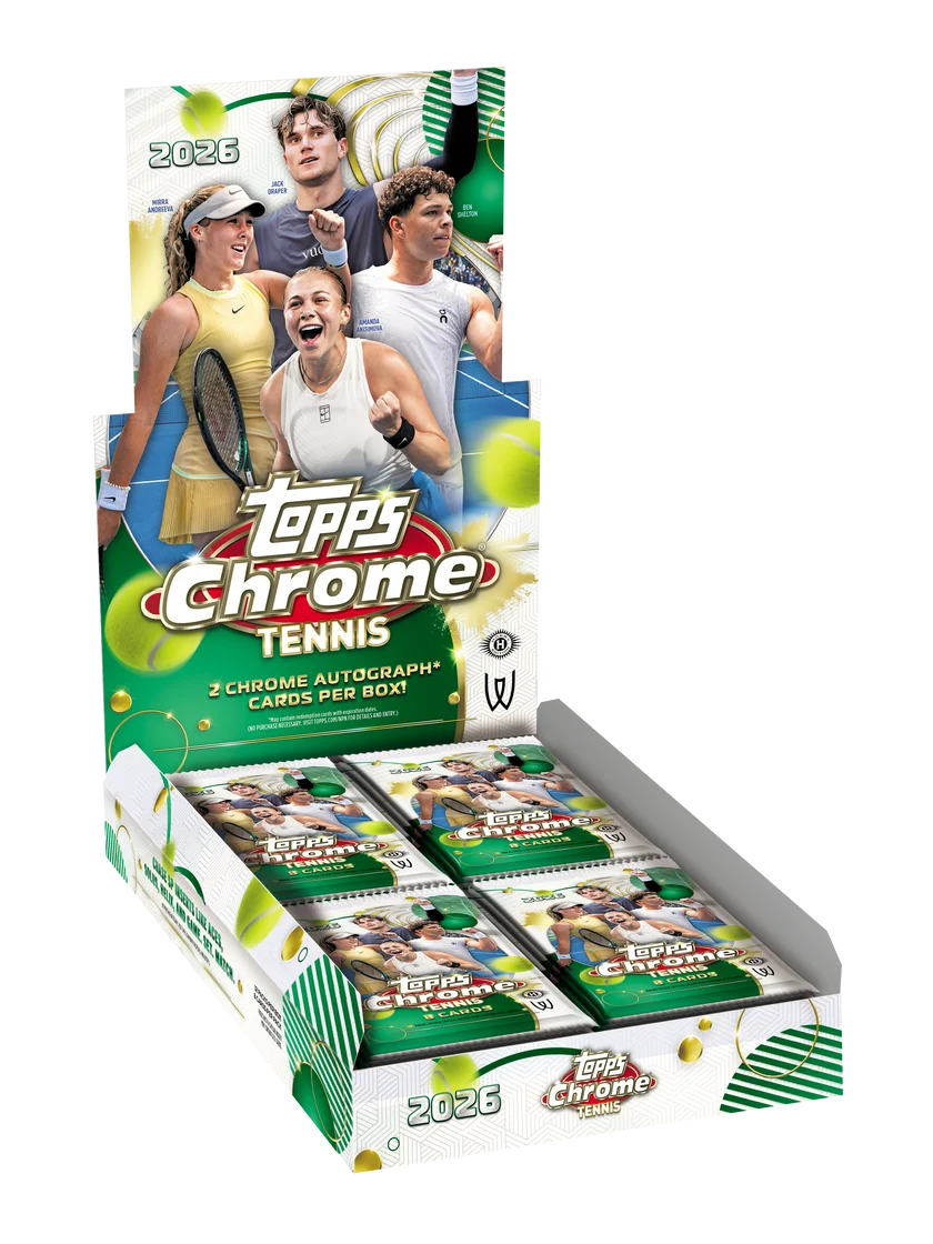 2026 Topps Chrome Tennis Hobby Box