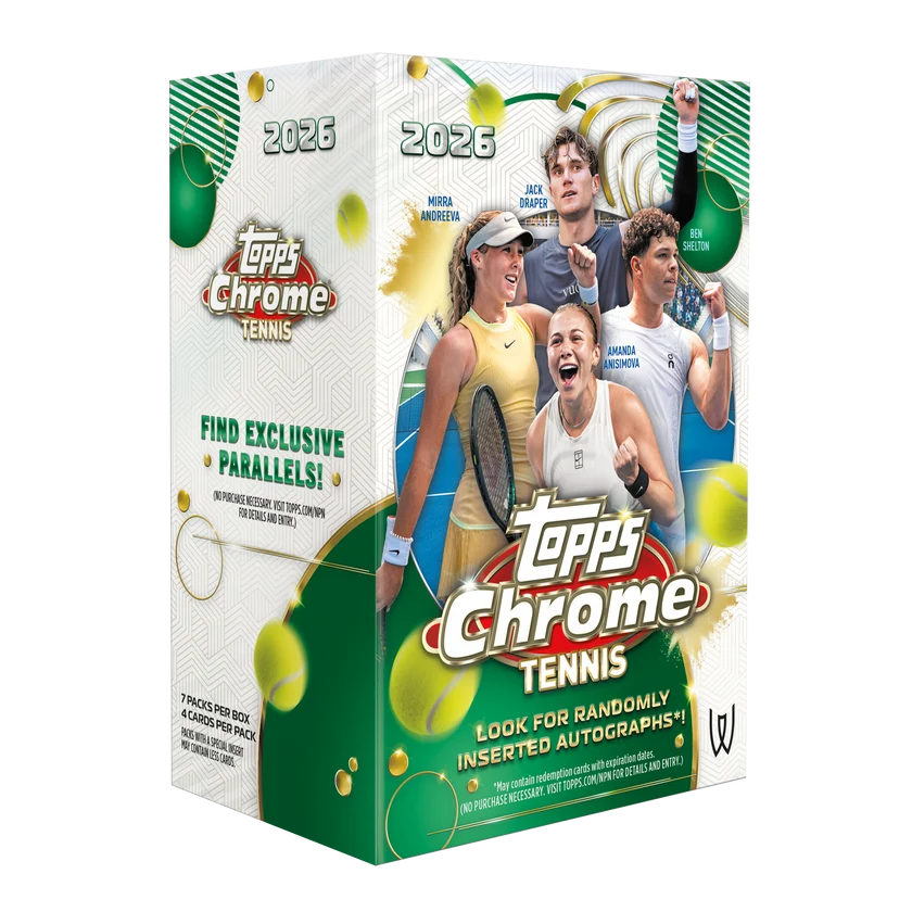 2026 Topps Chrome Tennis Value Box