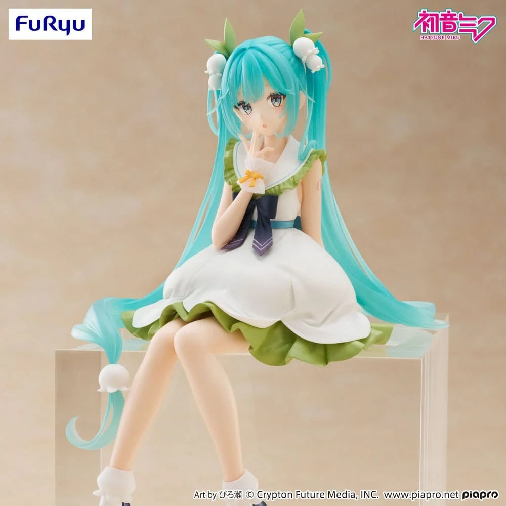 Hatsune Miku Noodle Stopper Flower Fairy Lily of the Valley Figürü – 14 cm – Ön Sipariş