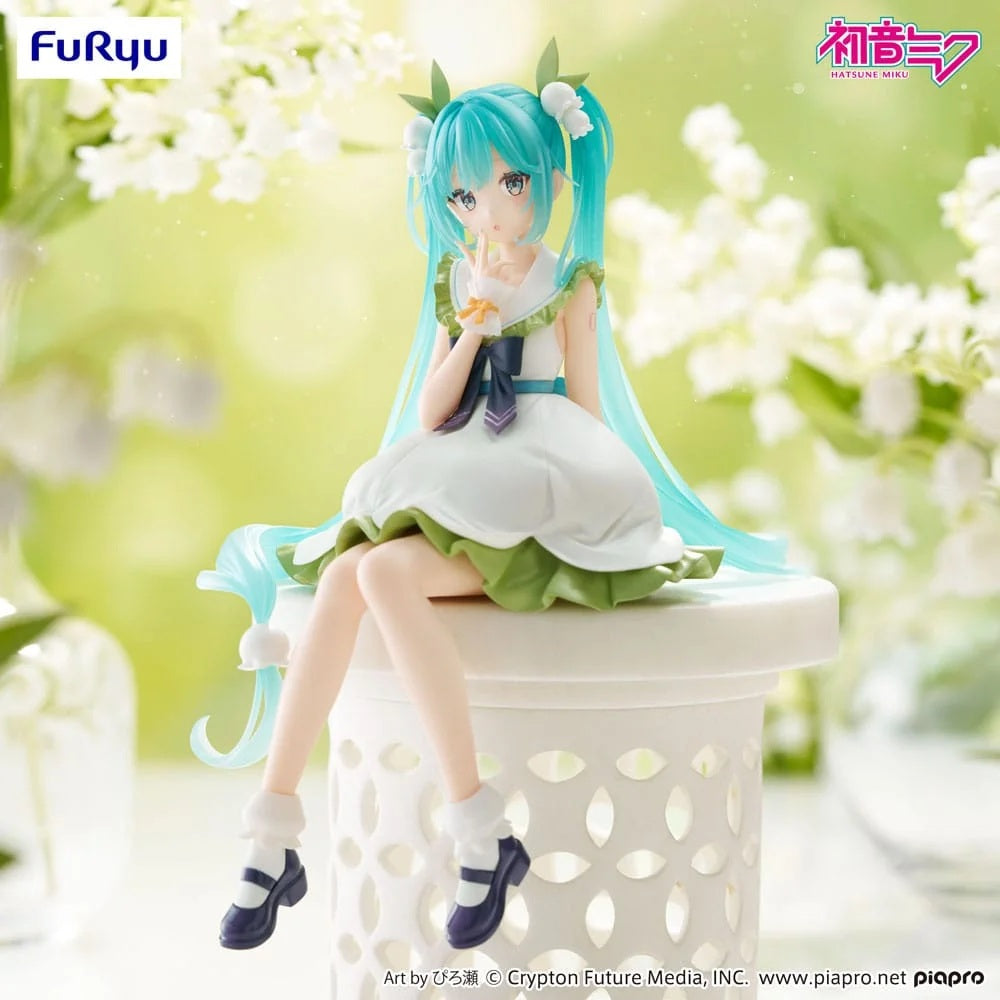 Hatsune Miku Noodle Stopper Flower Fairy Lily of the Valley Figürü – 14 cm – Ön Sipariş