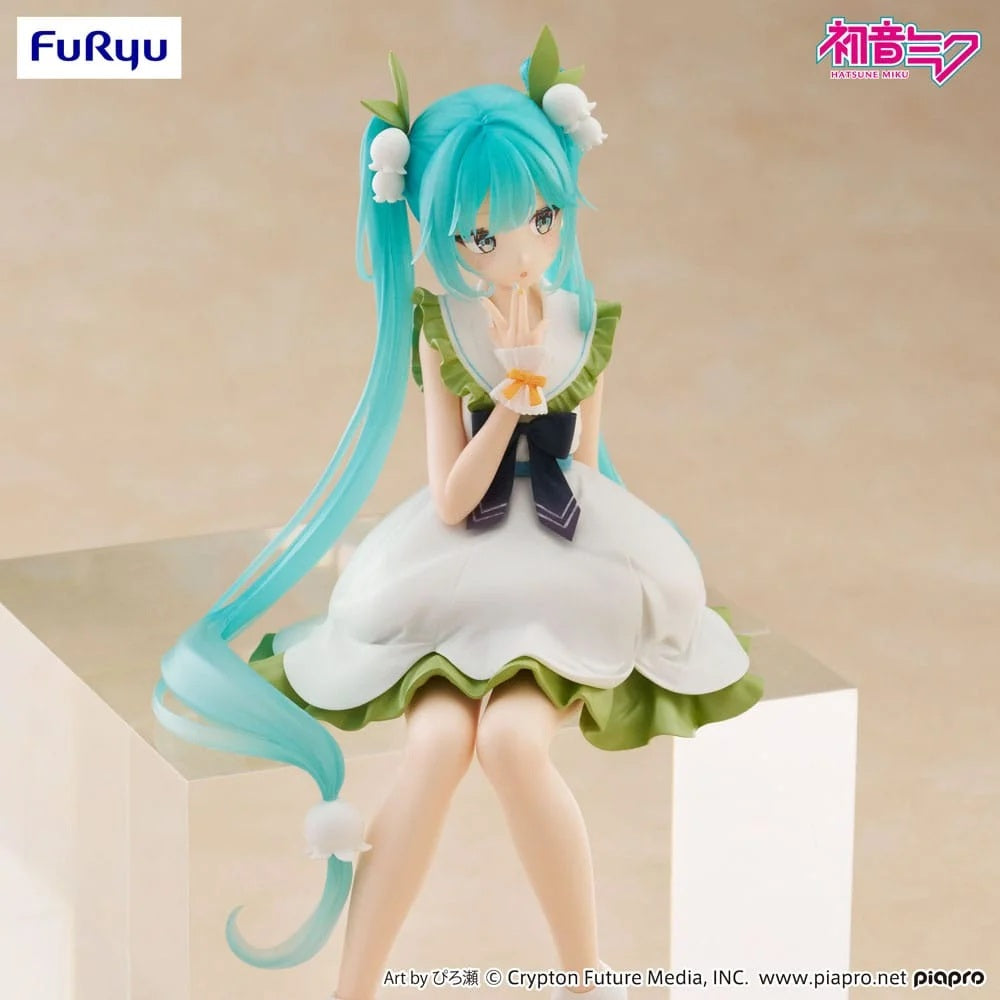 Hatsune Miku Noodle Stopper Flower Fairy Lily of the Valley Figürü – 14 cm – Ön Sipariş