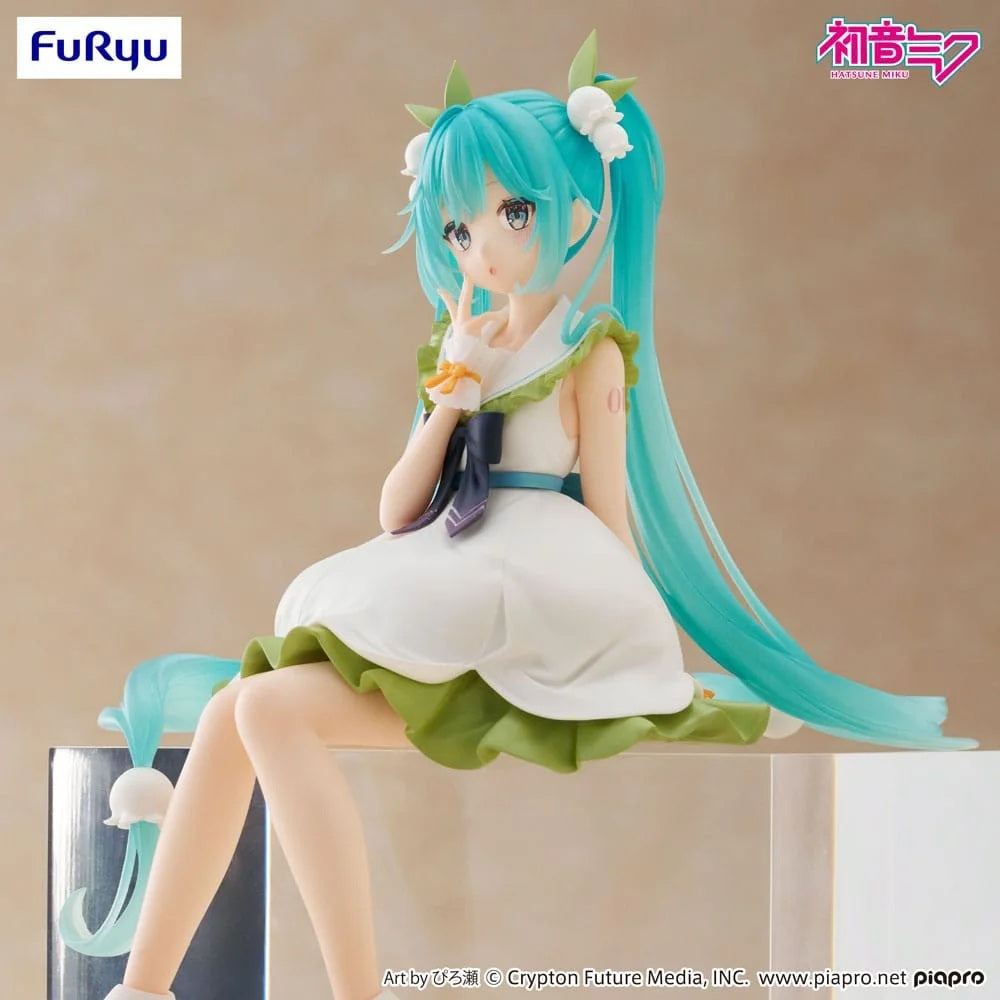 Hatsune Miku Noodle Stopper Flower Fairy Lily of the Valley Figürü – 14 cm – Ön Sipariş