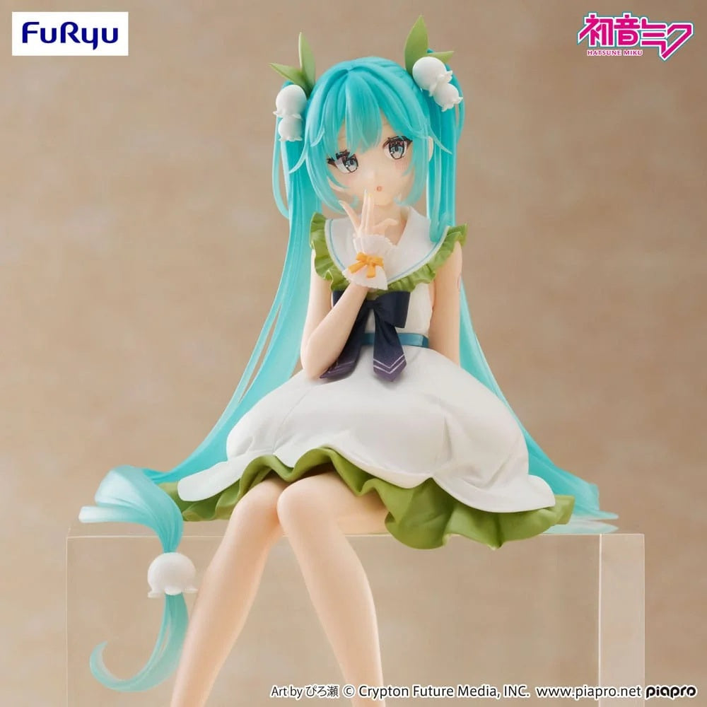 Hatsune Miku Noodle Stopper Flower Fairy Lily of the Valley Figürü – 14 cm – Ön Sipariş