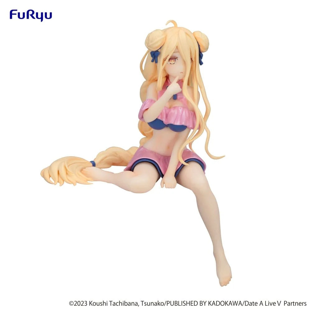 Date A Live V Noodle Stopper Mukuro Hoshimiya Swimsuit Pastel Pink Color Ver. Figürü – 13 cm – Ön Sipariş