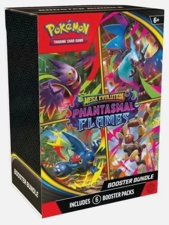 Pokemon Mega Evolution Phantasmal Flames Booster Bundle