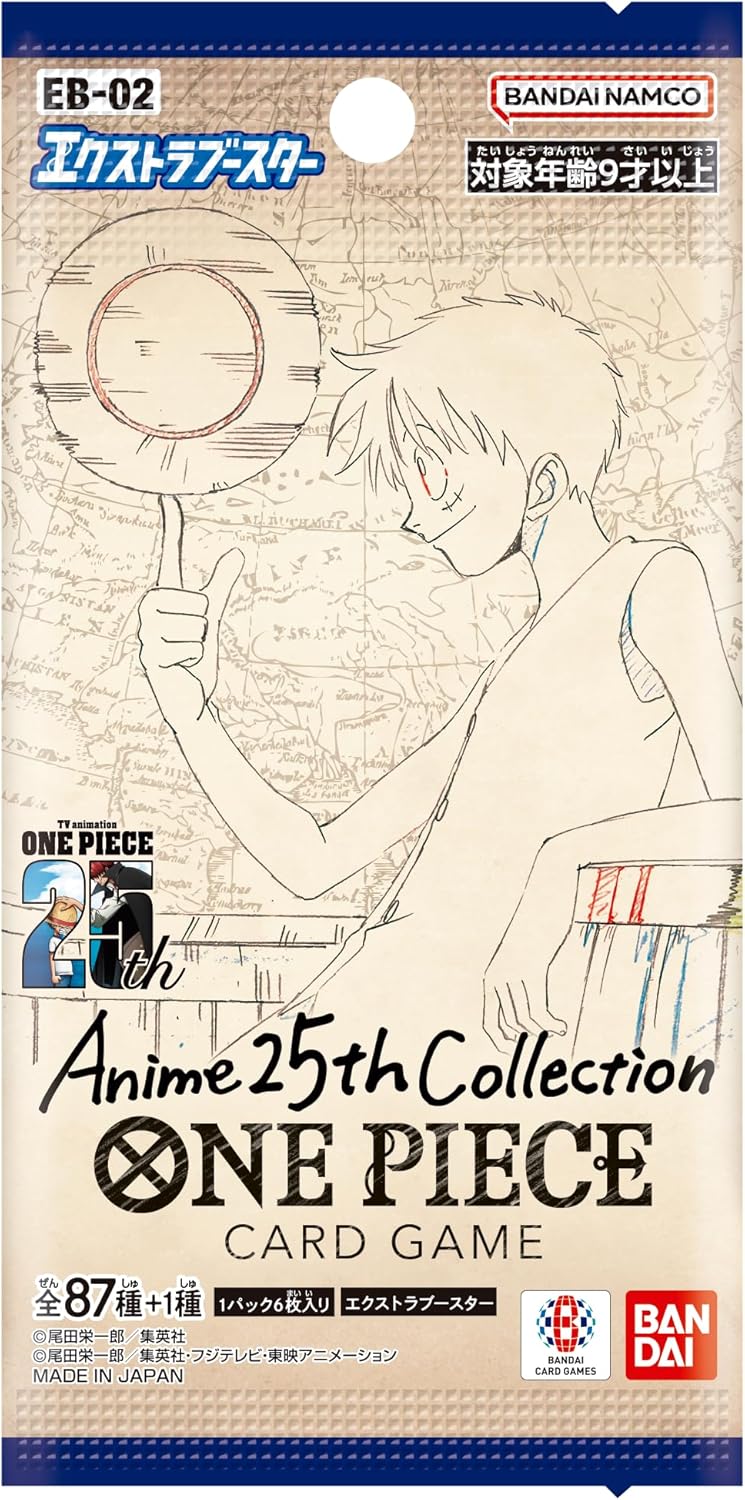 One Piece EB-02 Anime 25th Collection Booster Box Japonca