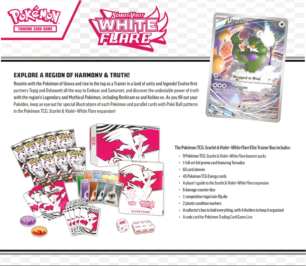 Scarlet & Violet White Flare Elite Trainer Box