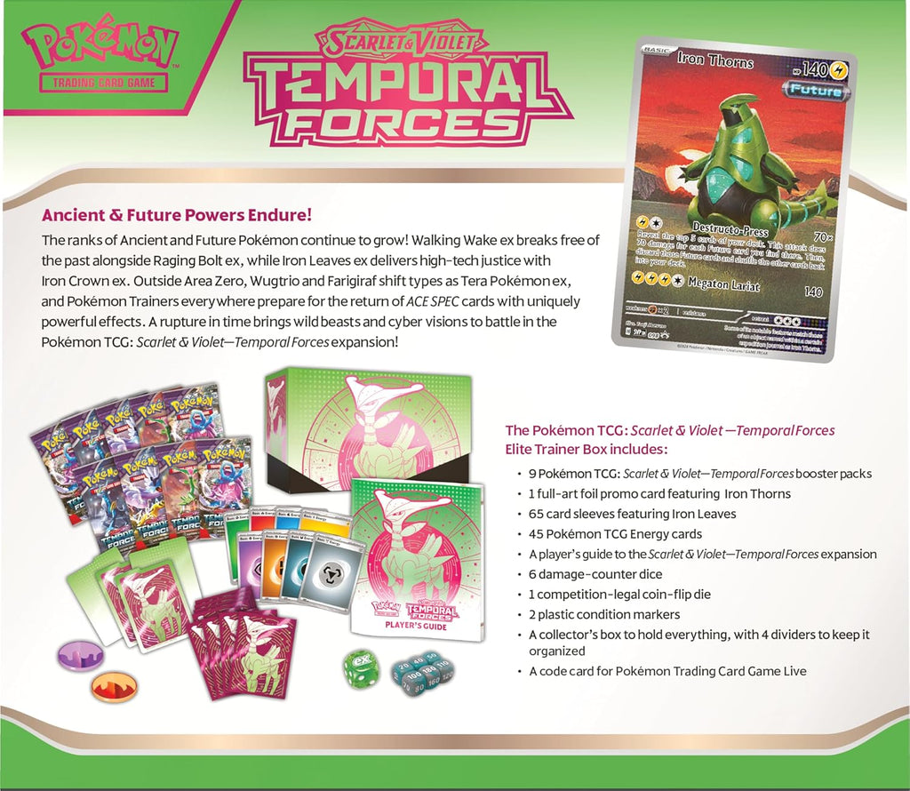 Scarlet & Violet Temporal Forces Elite Trainer Box