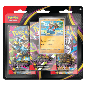 Pokémon TCG Mega Evolution Pitch Black Binacle 3-Pack Blister