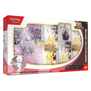 Pokémon TCG 30th Celebration Mewtwo Figure Collection İngilizce – Figür, Promo Kart ve 5 Booster | Ön Sipariş