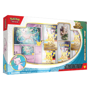 Pokémon TCG 30th Celebration Mew Figure Collection İngilizce – Figür, Promo Kart ve 5 Booster | Ön Sipariş