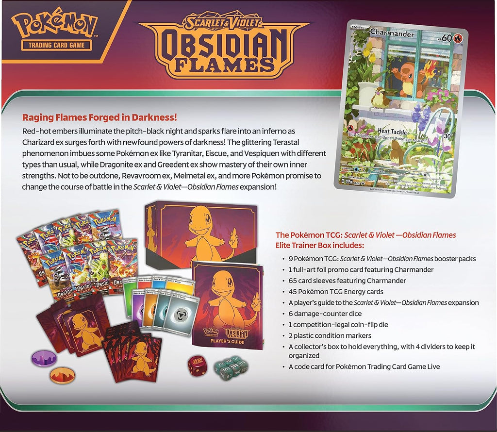 Scarlet & Violet Obsidian Flames Elite Trainer Box