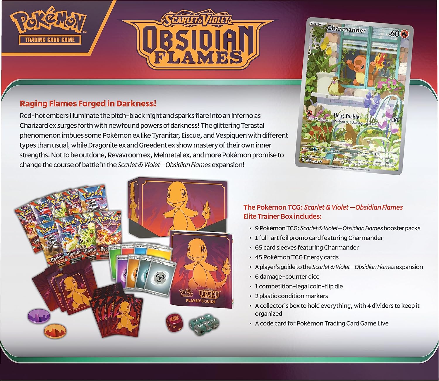 Scarlet & Violet Obsidian Flames Elite Trainer Box