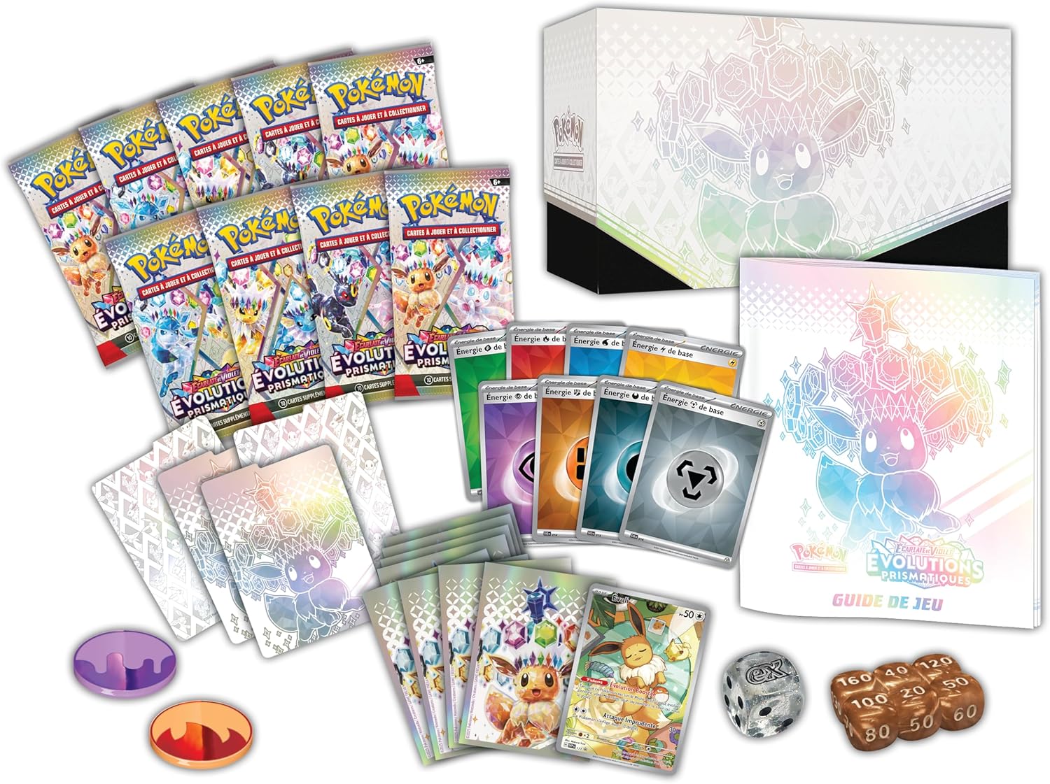 Scarlet & Purple Prismatic Evolutions Elite Trainer Box