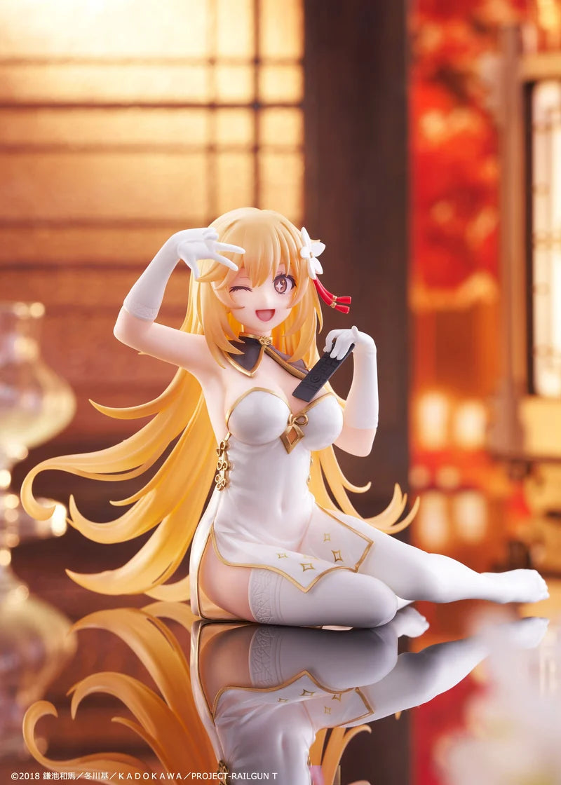 A Certain Scientific Railgun Desktop Cute Shokuhou Misaki China Dress Ver. Figürü – 13 cm