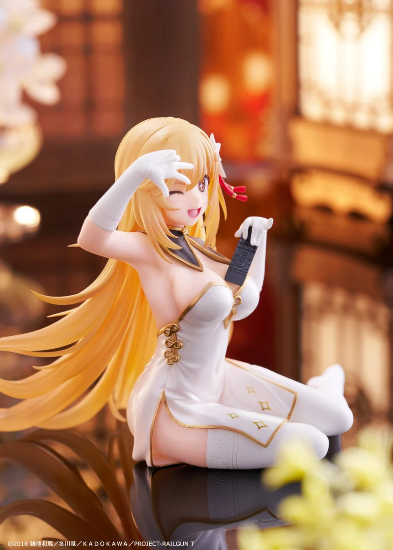 A Certain Scientific Railgun Desktop Cute Shokuhou Misaki China Dress Ver. Figürü – 13 cm