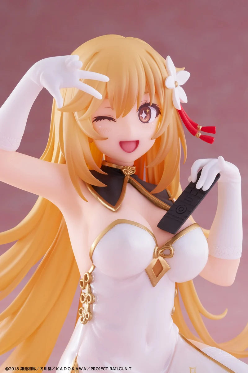 A Certain Scientific Railgun Desktop Cute Shokuhou Misaki China Dress Ver. Figürü – 13 cm