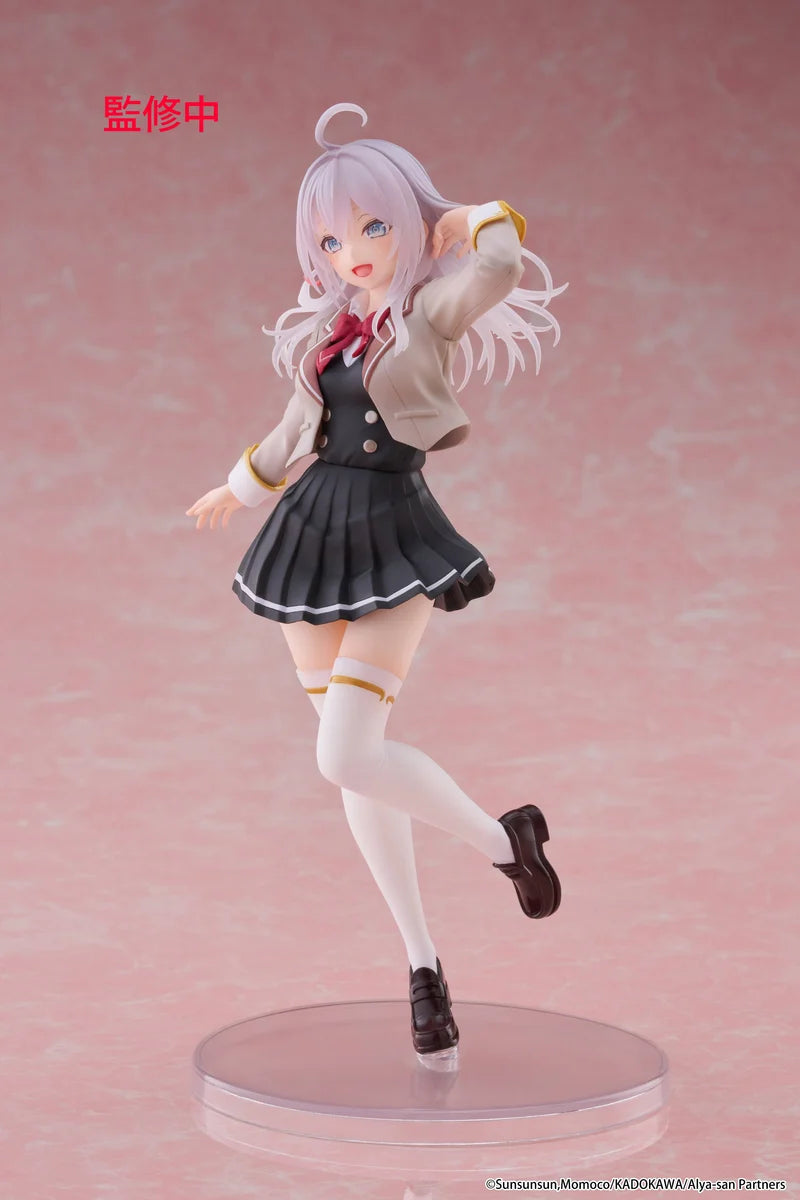 Alya Sometimes Hides Her Feelings in Russian Coreful Alya School Uniform Ver. Figürü – 18 cm