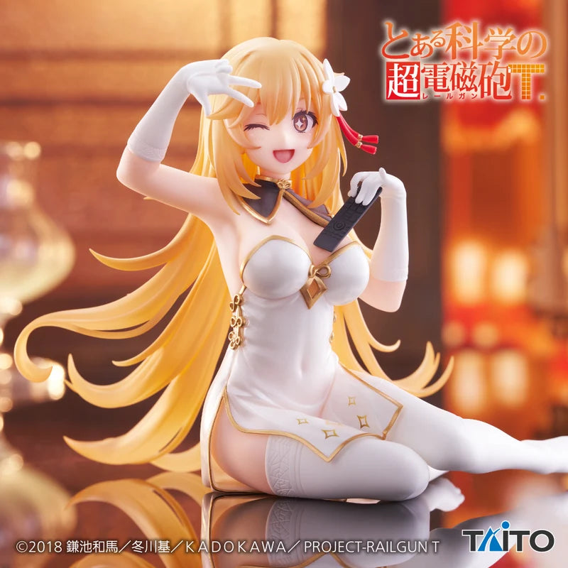 A Certain Scientific Railgun Desktop Cute Shokuhou Misaki China Dress Ver. Figürü – 13 cm