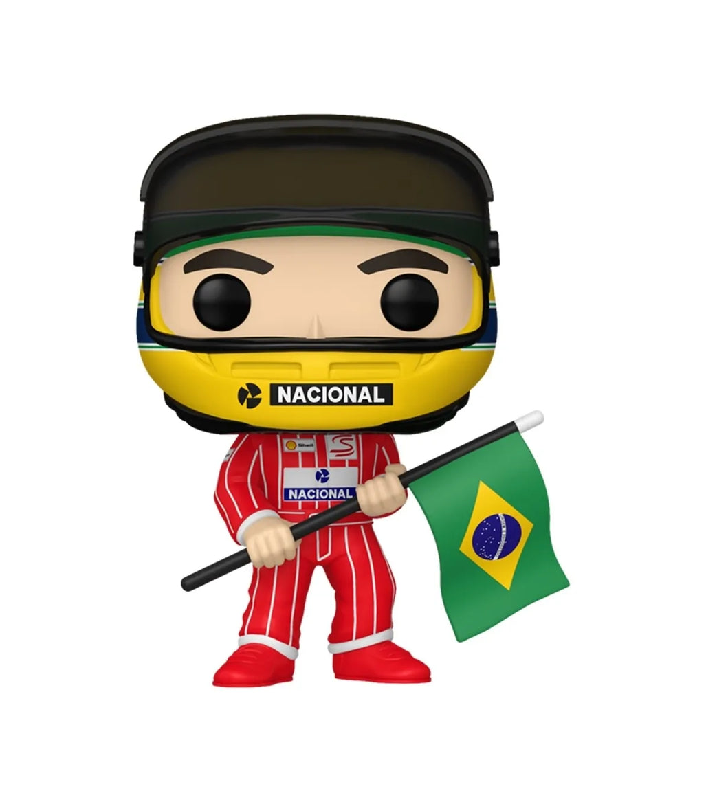 Formula 1 Funko POP! Vinyl Ayrton Senna with Brazilian Flag #22 Figürü