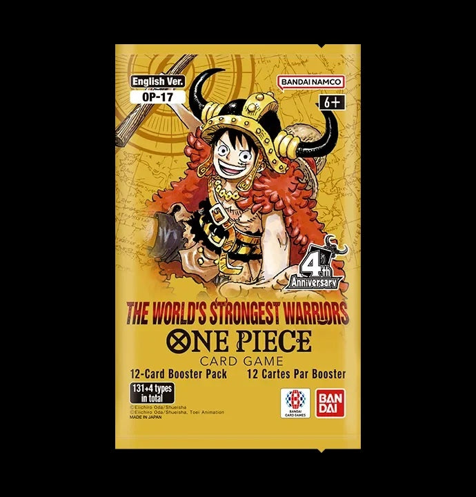 One Piece Card Game OP-17 The World's Strongest Warriors Booster Pack İngilizce – Ön Sipariş