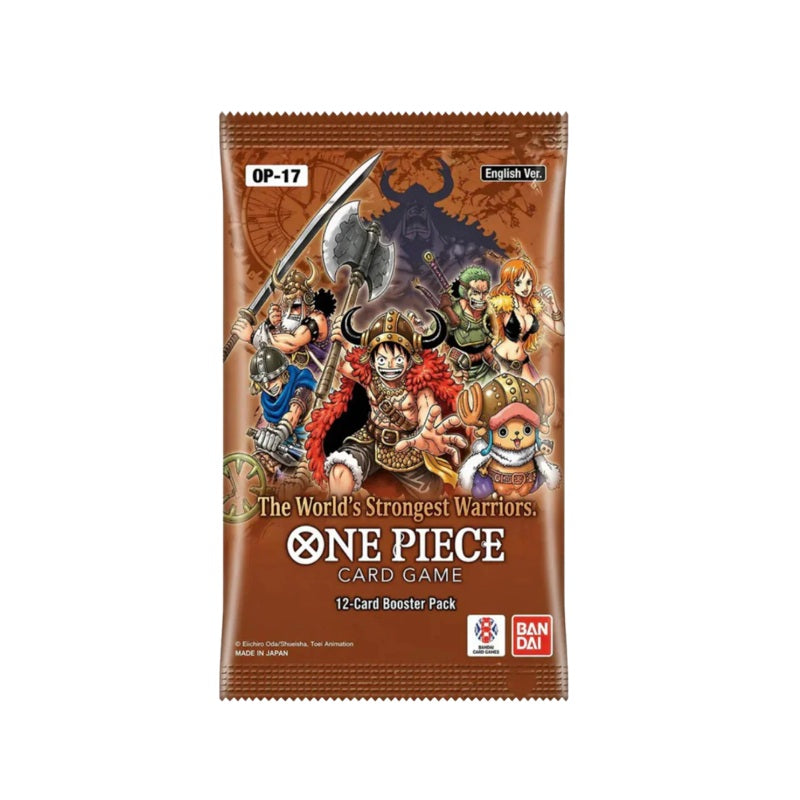 One Piece Card Game OP-17 The World's Strongest Warriors Booster Pack İngilizce – Ön Sipariş