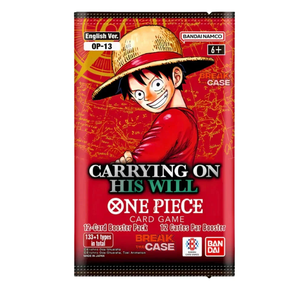One Piece OP-13 Carrying on his Will Booster Box Ingilizce