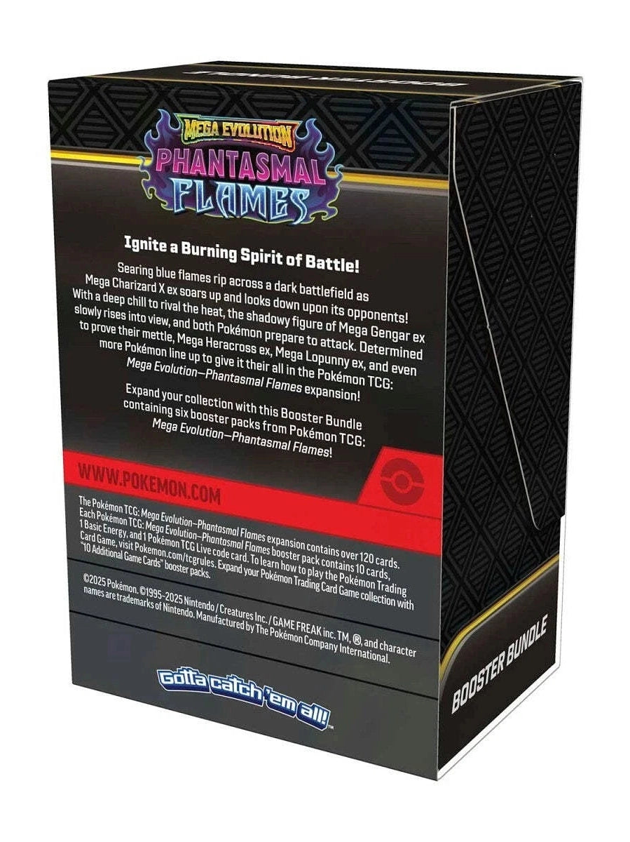 Pokemon Mega Evolution Phantasmal Flames Booster Bundle