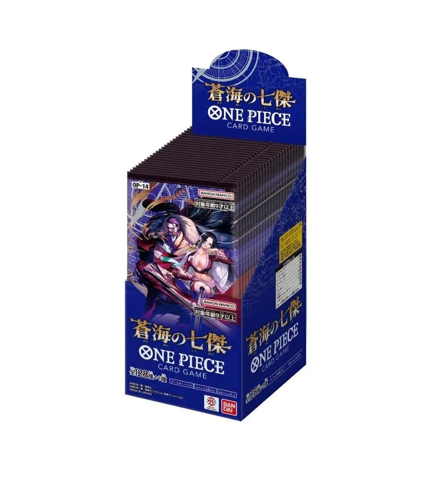 One Piece OP-14 The Azure Sea's Seven Booster Box Japonca