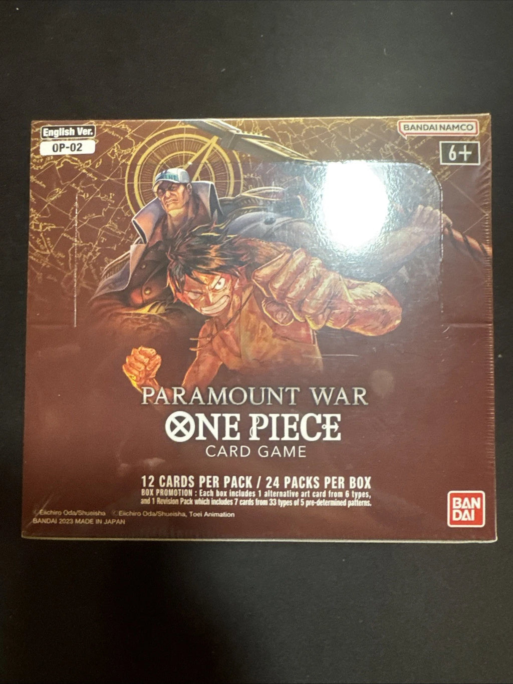 One Piece OP-02 Paramount War Booster Box Ingilizce